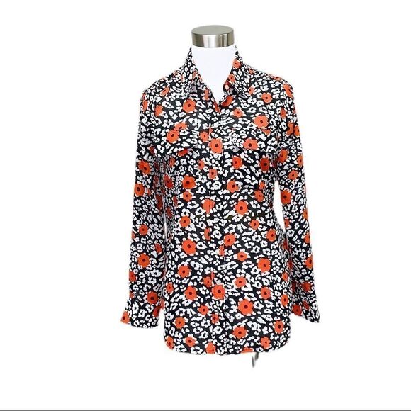 Banana republic poppy button down top - Picture 1 of 7